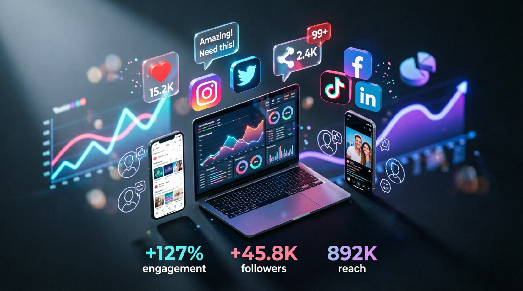 Social media analytics and growth strategy